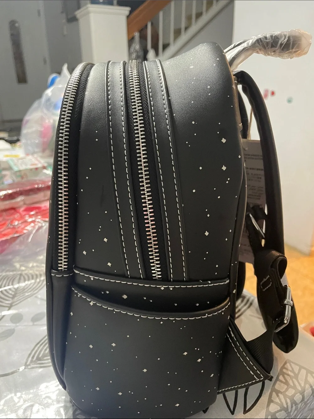 Loungefly Star Wars Black Character Mini Backpack with Colorful Artwork
